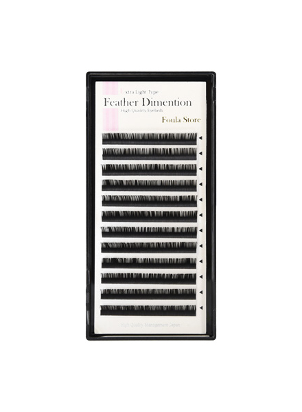 Feather Dimension 盒裝 12列 D 捲度 9mm × 0.06mm