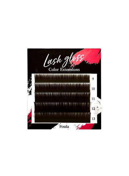 彩毛 Lash gloss 深棕色 C捲度 0.15mm×8mm