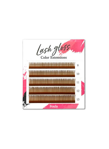 彩毛 Lash gloss 淺褐色 J捲度 0.15mm×8mm