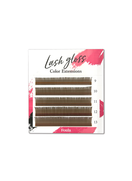 彩毛 Lash gloss 米棕色 J捲度 0.15mm×8mm